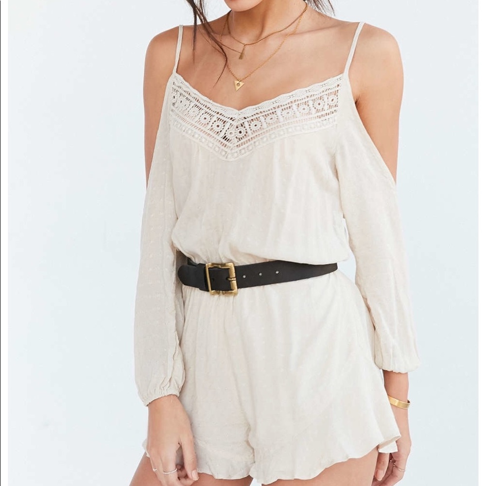 Urban Outfitters Floaty Cold Shoulder Romper